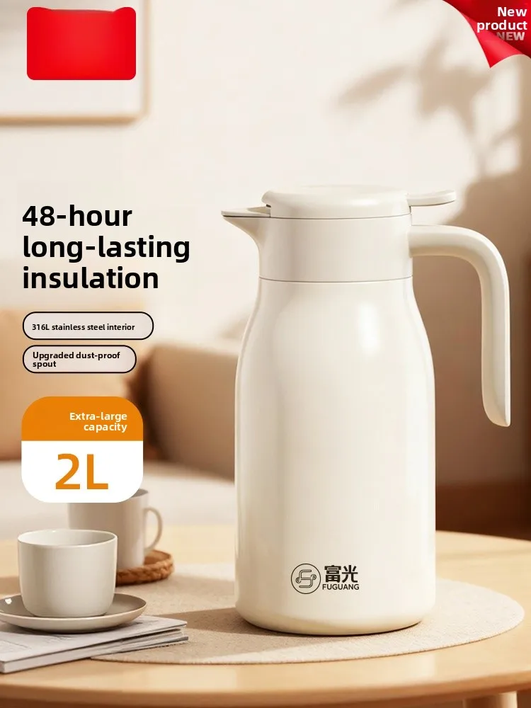 

Fugang 2L большая емкость из нержавеющей стали изолированная бутылка для воды для студентов домашнего использования горшок для горячей воды современный простой Sle