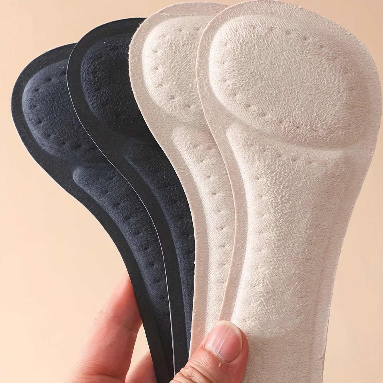 2pcs High Heeled Shoe Sole Pads Non-Slip Breathable Half Size Self-Adhesive Washable Comfort Inserts for Women image 2