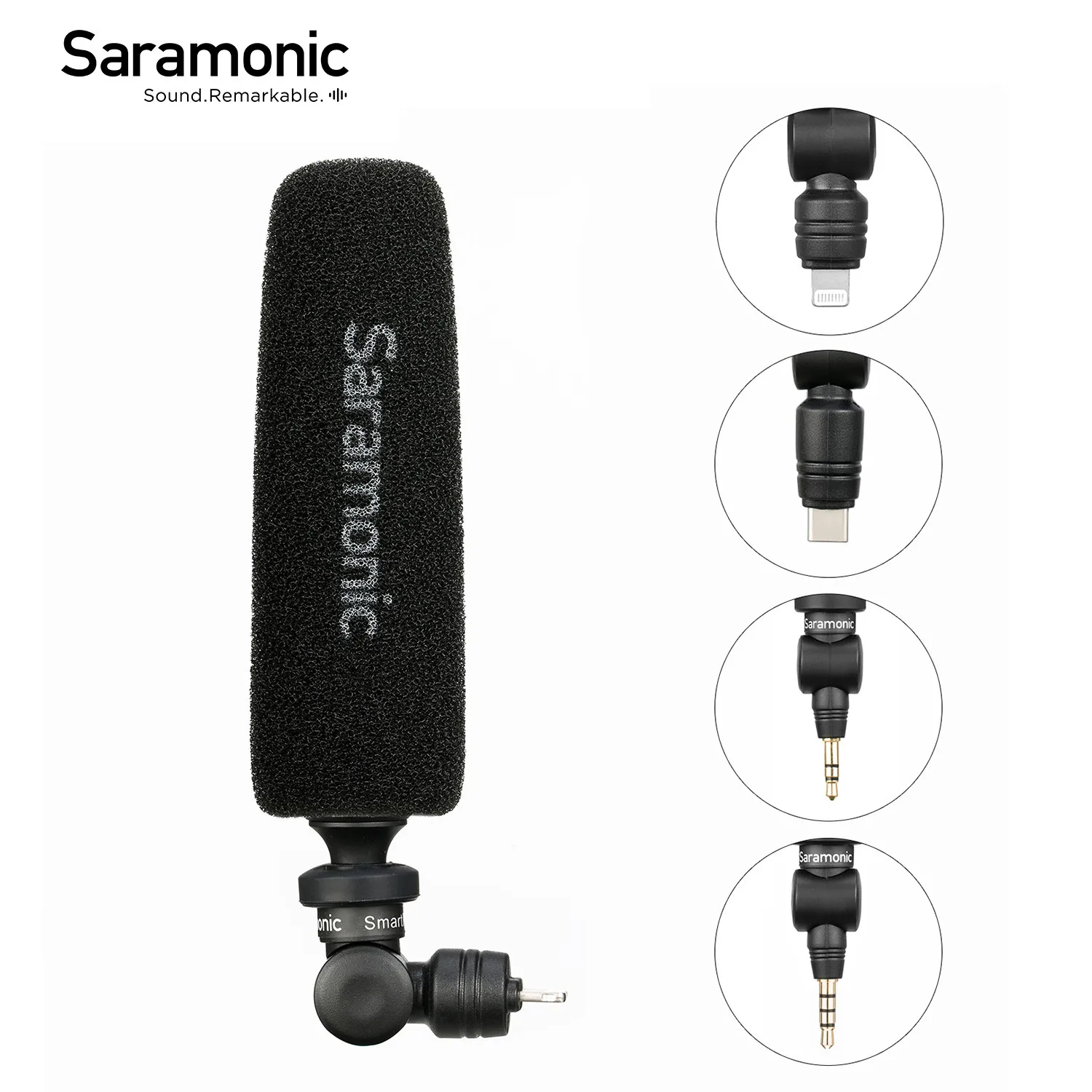 

Saramonic SmartMic5 Mini Plug Play Wireless Condenser Microphone for PC Mobile iPhone Android Vlog Streaming Youtube Microphone