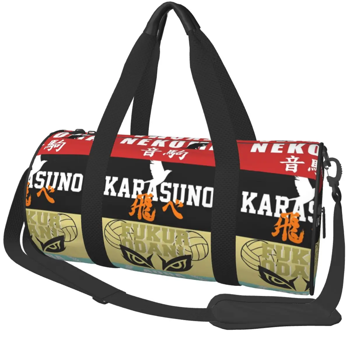 Volleyball H-haikyuus Anime Karasuno Gym Bag Swimming Sports Bags Couple Design Large Graphic Fitness Bag Oxford Handbags