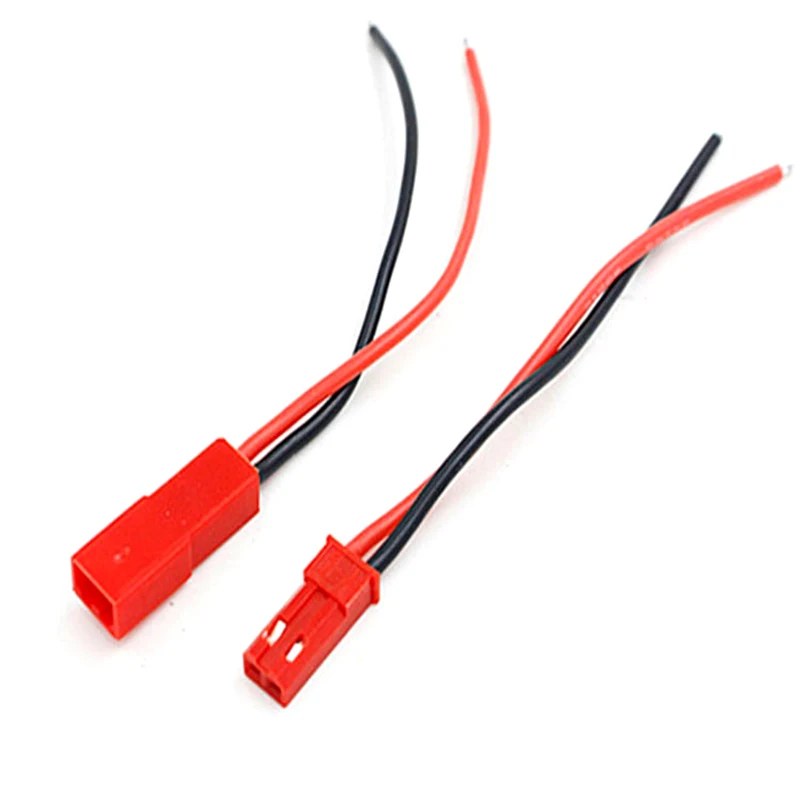

10Pairs 22 AWG JST Plug Connector 2 Pin Male Female Plug Connector Cable Wire for LED Lamp Strip RC Toys Battery 15CM