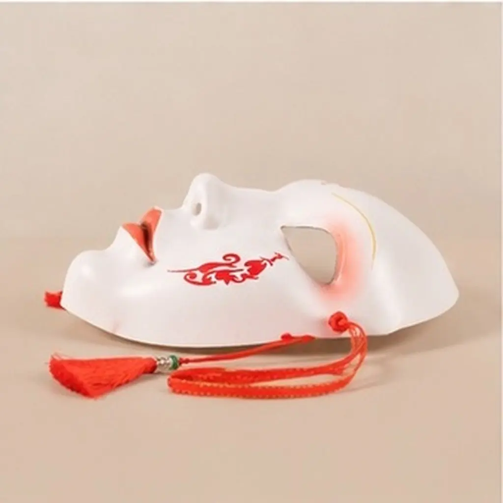 Exquisite Handcrafted Chinese Festival Mask Full Face Masquerade Party Mask for Women Cosplay Costume Accessories Halloween