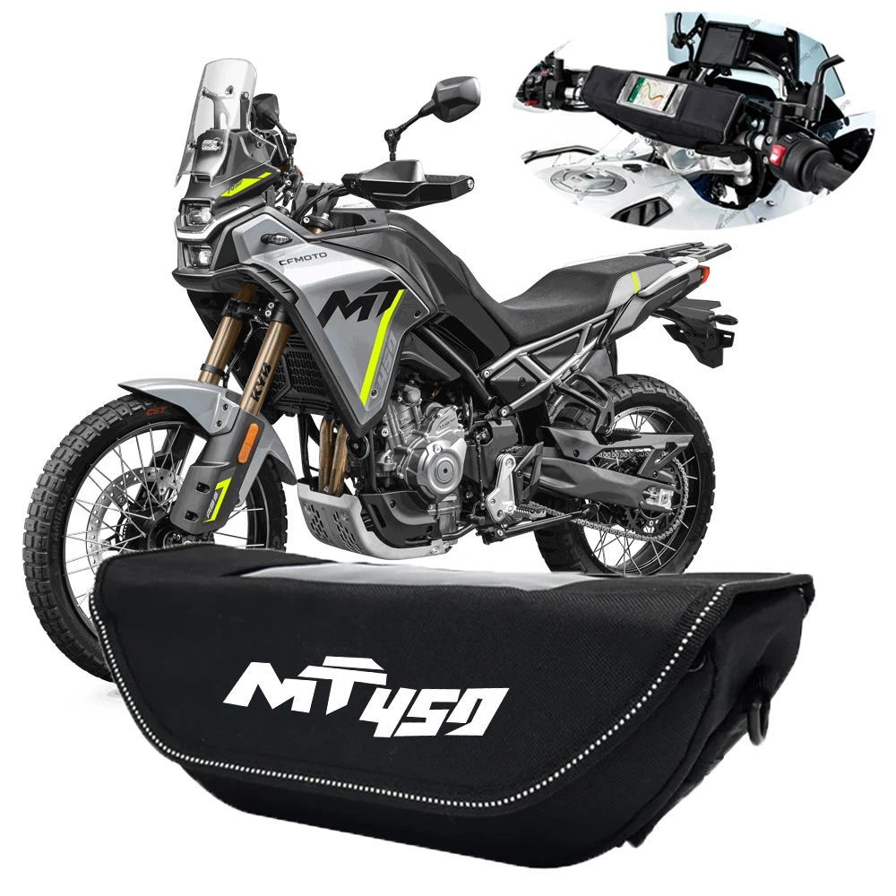 

For CFMOTO 450 MT 450 MT Motorcycle accessory Waterproof And Dustproof Handlebar Storage Bag