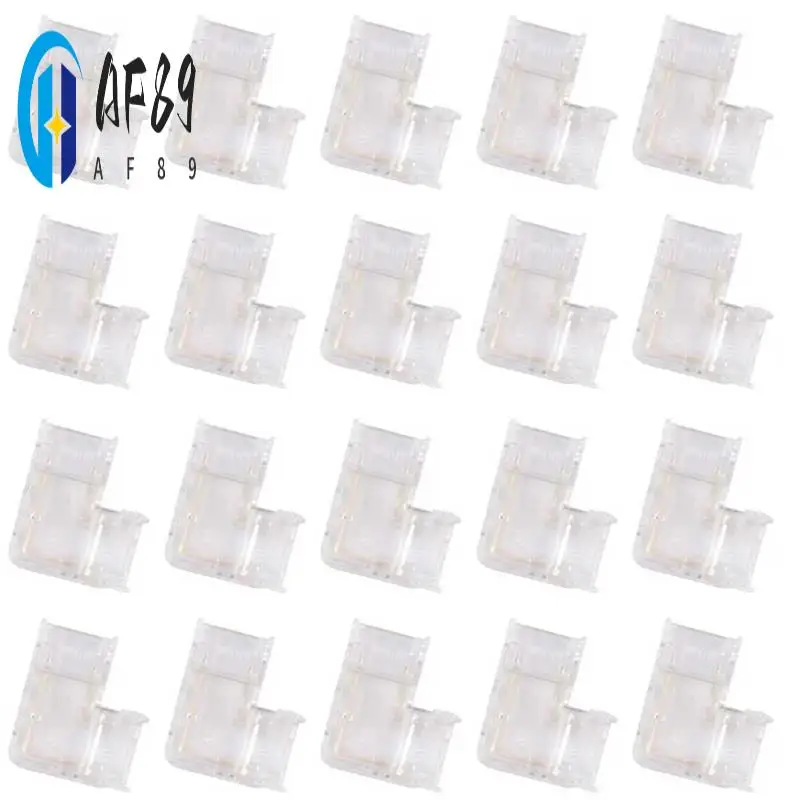 

AF89-LED Разъем для световой ленты Прямоугольный разъем Cob RGB Световая лента 90-градусная L-образная форма