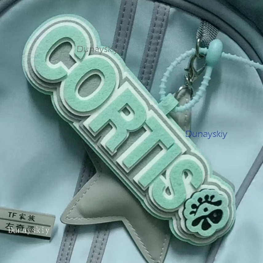 

‌COER‌ Cortis Korean Boy Group Idol Woven Pendant Bag Keychain Zhao Yufan JAMES Martin Support Merchandise Backpack Fans-call