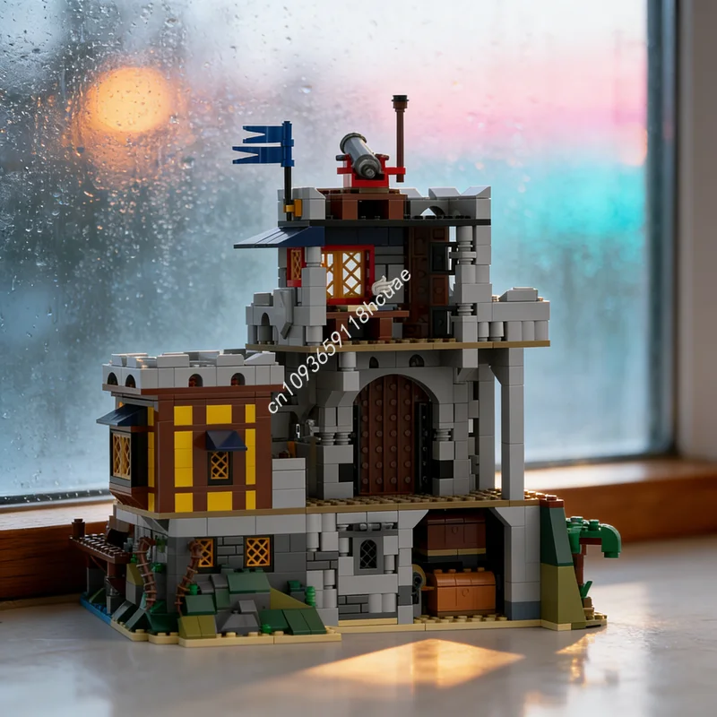 

2554pcs MOC Pirates Poor Man S Point Model Building Blocks Festival Gift Assemble Architecture DIY Creative Education Toy Idea