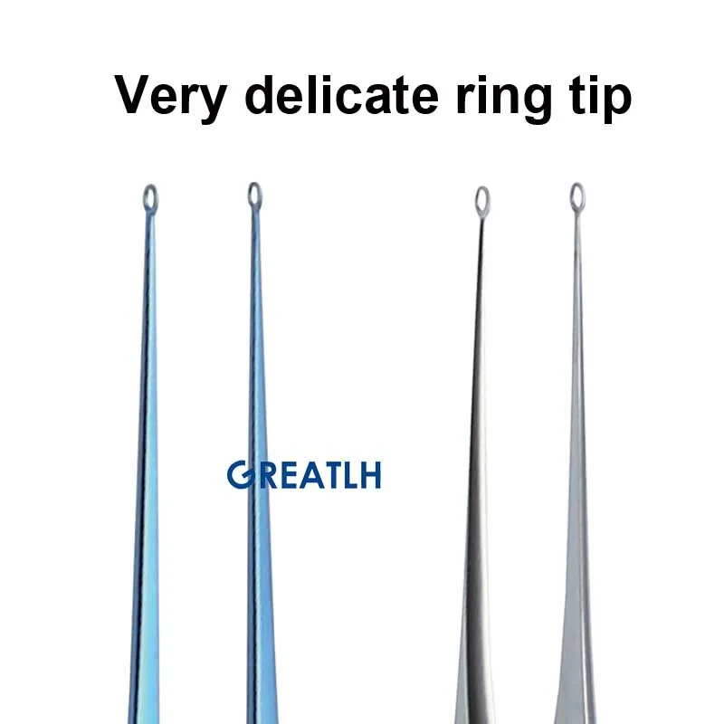 Two Type Choices Conjunctiva Forceps Stainless/Titanium Alloy Autoclavable Ophthalmic Eye Instrument