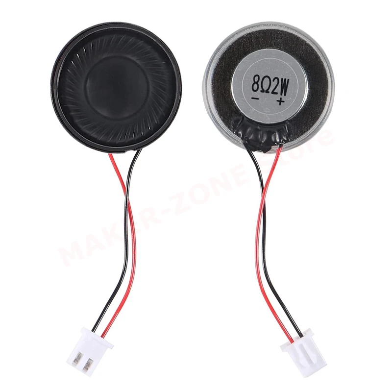 8Pcs 8 Ohm 1W Speaker 8ohm Round 28mm Loud Speakers Compatible with Small Loudspeaker Audio MP3 MP4 Player Speaker