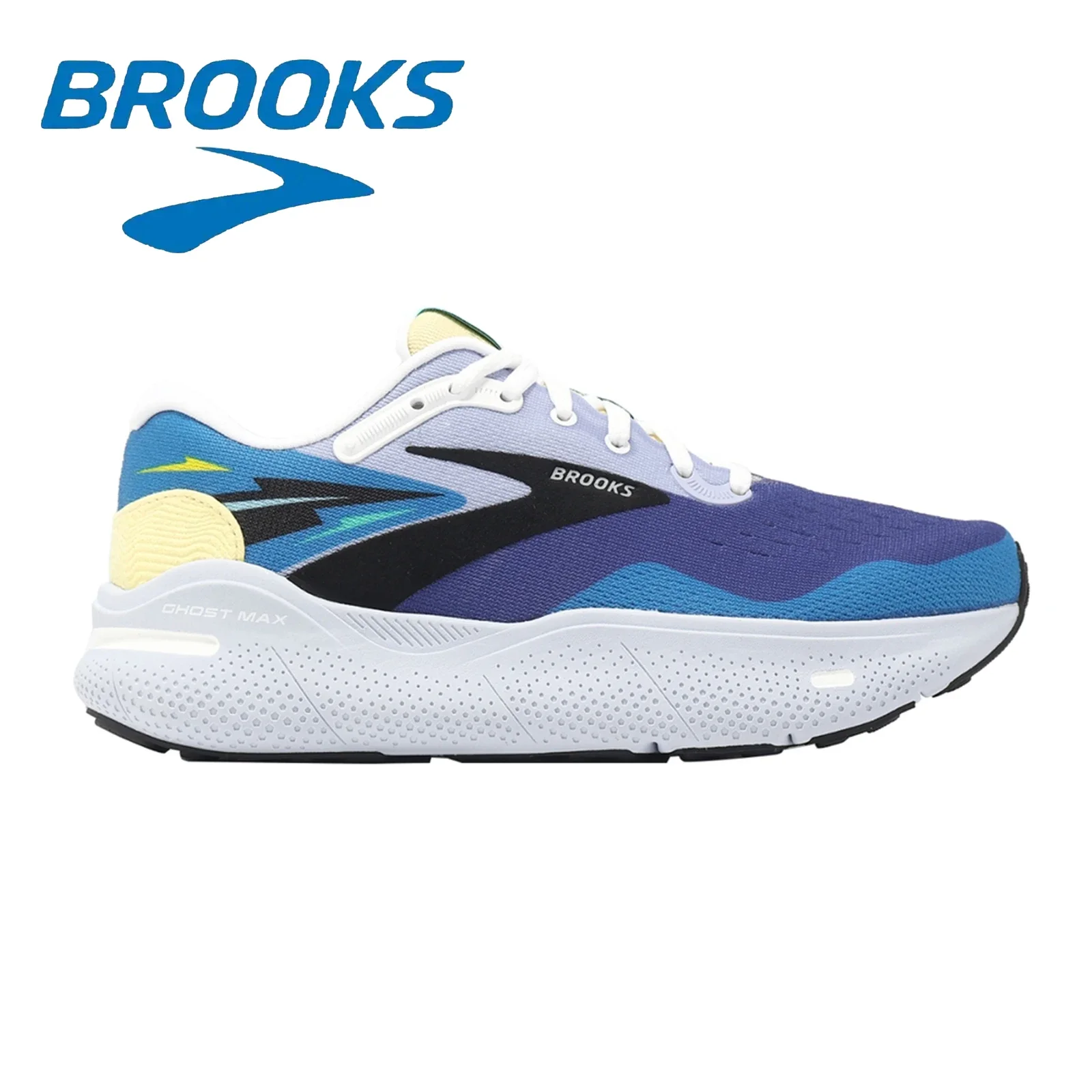 

BROOKS Max Blue Spring and Autumn Racing Running Shoes Lightweight Wear-resistant Breathable Low-top Sports Shoes