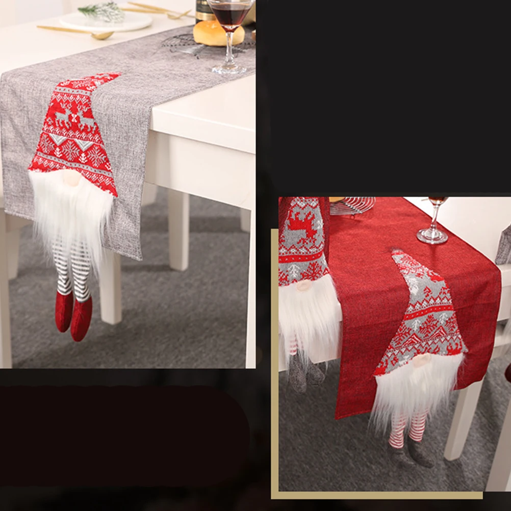 

Table Runner for Tables Decoration Tablecloth Decorative Xmas Party Christmas Cover Dining Elder