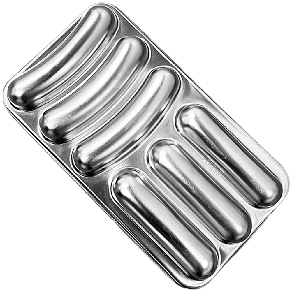 

Stainless Steel Baby Food Sausage Mold Hot Dog Pan Baking Tools Long Bread Loaf Form DIY Kitchen Accessories Meat Maker