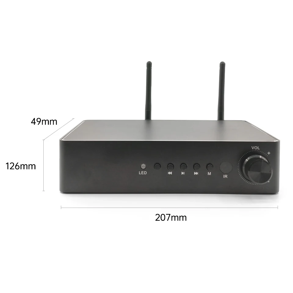 Wzmacniacz mocy do odtwarzania cyfrowego Airplay w jednym 60w * 2 es9023 bezstratnego dekodowania audio STA350BW mocy układ wzmacniacza multiroom