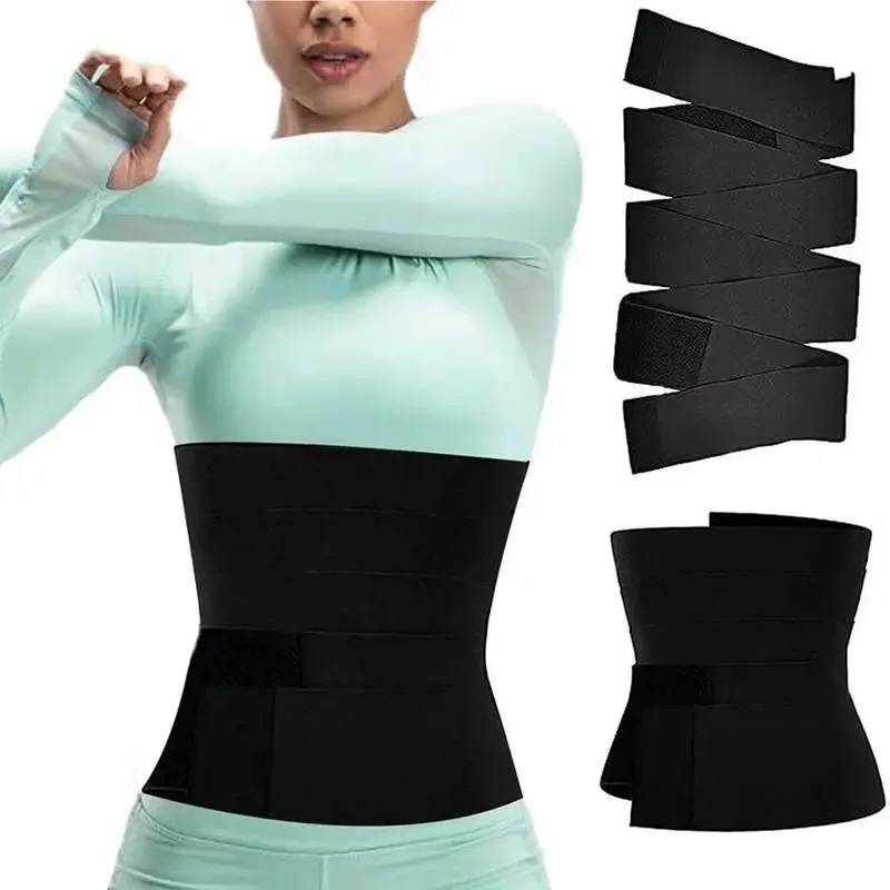Waist Trainer For Women Postpartum Belly Wrap For Tummy Control Trimmer Tummy Shaper Cincher For Slimming Body Belly Gym Sport