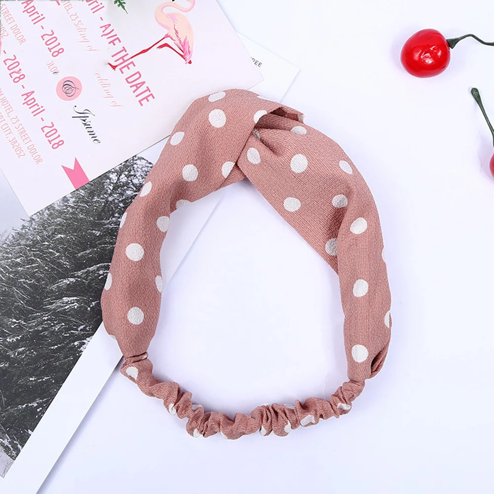 

4pcs Wide Headbands For Women Breathable Comfortable Sports Yoga Makeup Shower Hair Band Elastic Crossed Design Fashion