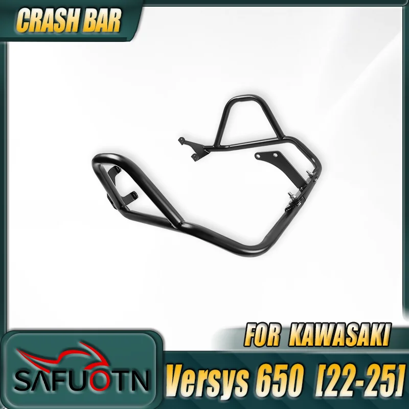 

Motorcycle Frame Protection Bumper Engine Guard Highway Crash Bar for Kawasaki Versys 650 2022 2023 2024 2025