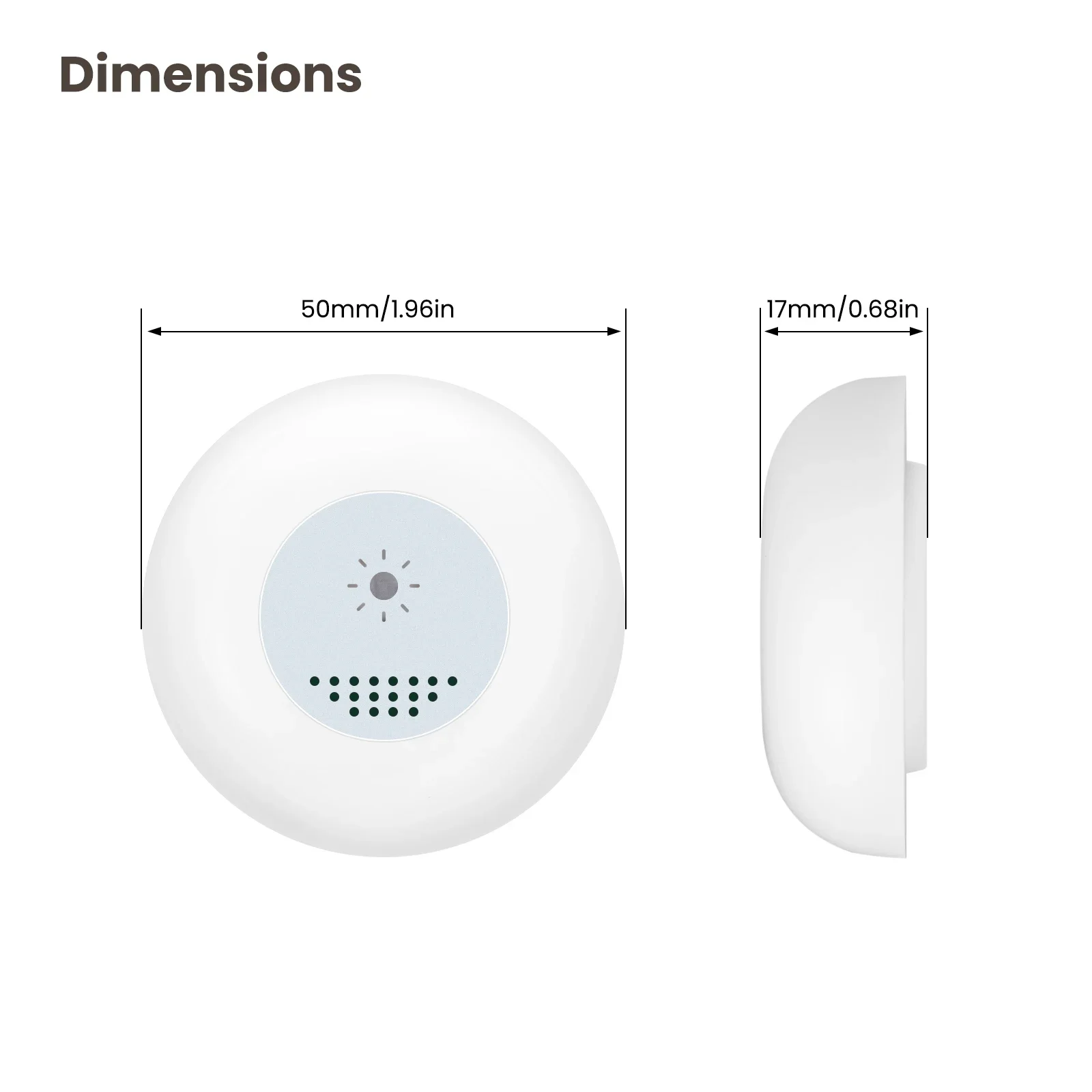 MOES Sensor de luz inteligente Tuya Zigbee, detección de brillo, automatización de iluminación del hogar, Detector de hogar inteligente, Control por aplicación