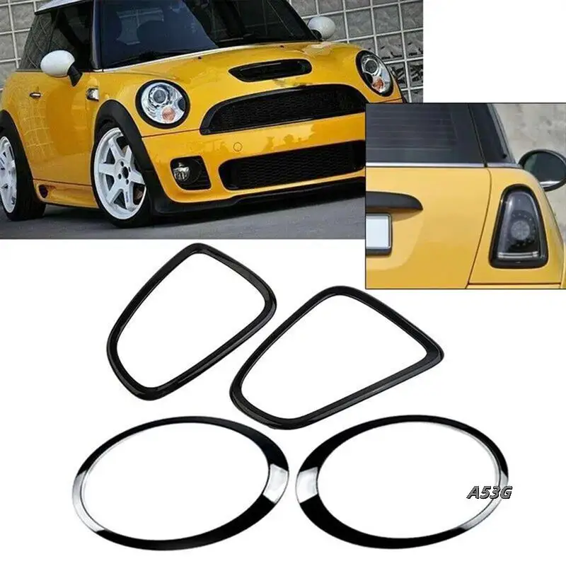 

Car Headlight Taillight Cover Trims Frame Bezel Cover Ring For Mini R56 R57 R58 R59 Cooper S JCW 2007‑2015 Auto Parts