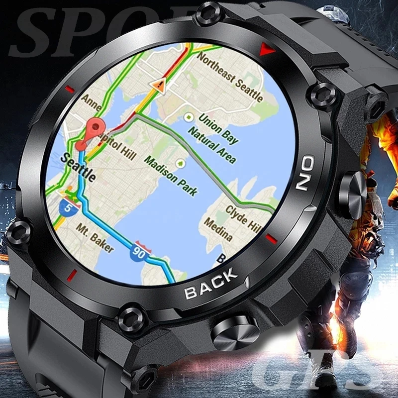 2023 New GPS Smart Watch Sports Fitness Bracelet Call Reminder Heart Rate IP68 Waterproof Smartwatch For Men Android IOS Watches