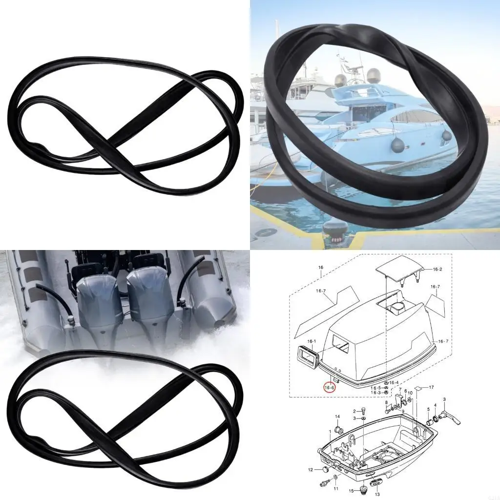 

Anti Aging Rubber Piece Perfect For 2 Cylinder Motor 6HP 8HP 9.8HP 3B2 Models