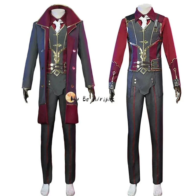 Cosplays Game Anime Silco Arcane Cosplay Accessories For Man Halloween Carnival Party Suit Uniforms Shoes Wi ML8446v;6,a'3.k;8,