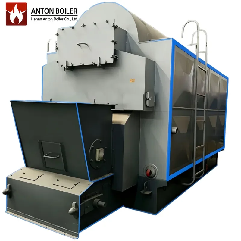 J DZH DZL SZL 1 to 40 Ton Industrial Coal Biomass Wood Pellet Chip Firewood Paddy Rice Solid Fuel Fired Steam Boiler Price