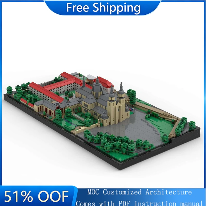 

3561 PCS MOC Famous Architecture Series Cathedral Expansion Model DIY Customize Puzzle Technology Creative Assembly Kid Toy Gift
