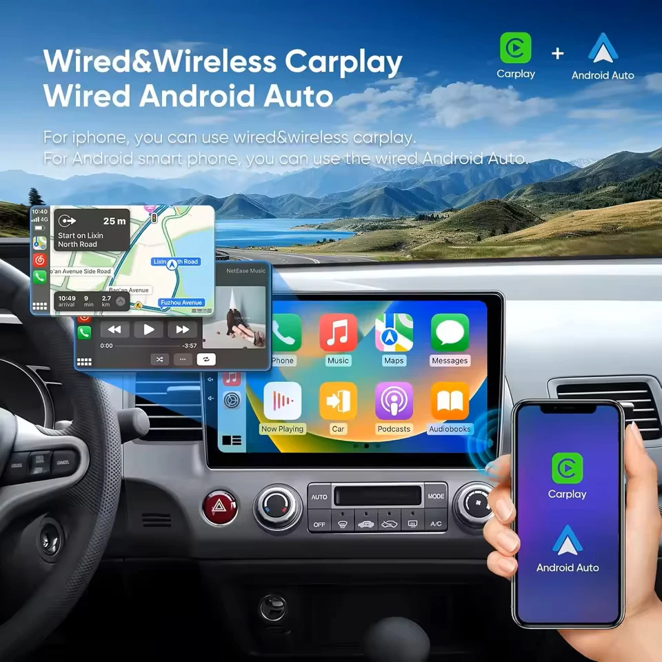 Picture 5: Android 15 For Jeep Compass 2 MP 2016 2017 2018-2020 Multimedia Navigation GPS Auto Radio Player Car Stereo Carplay Radio Screen