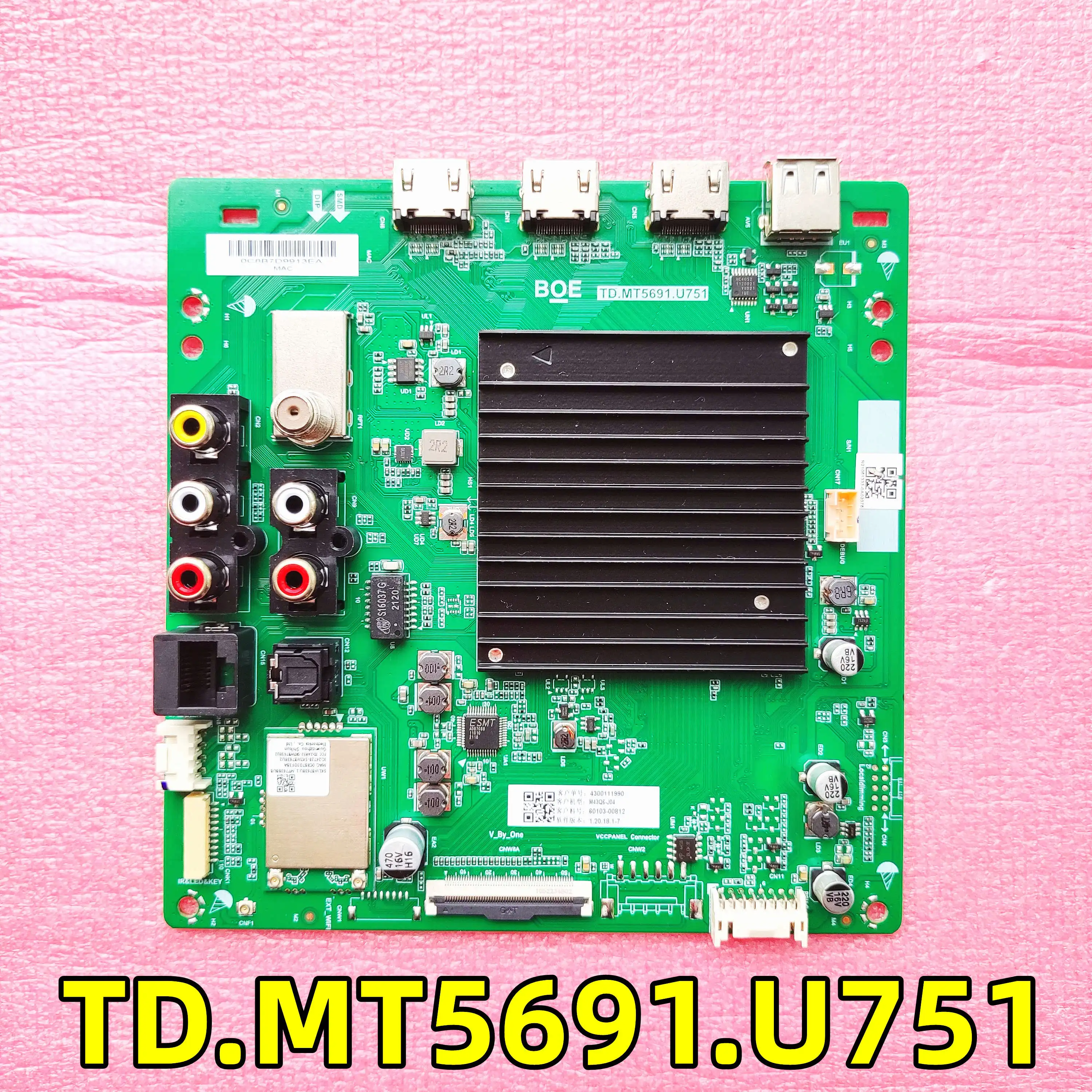 Original Display Driver Board TD.MT5691.U751 LCD TV Vizio V655-H4 LBPFZZNX VIZIO V755-H4 Vizio 60103-00629 Network motherboard