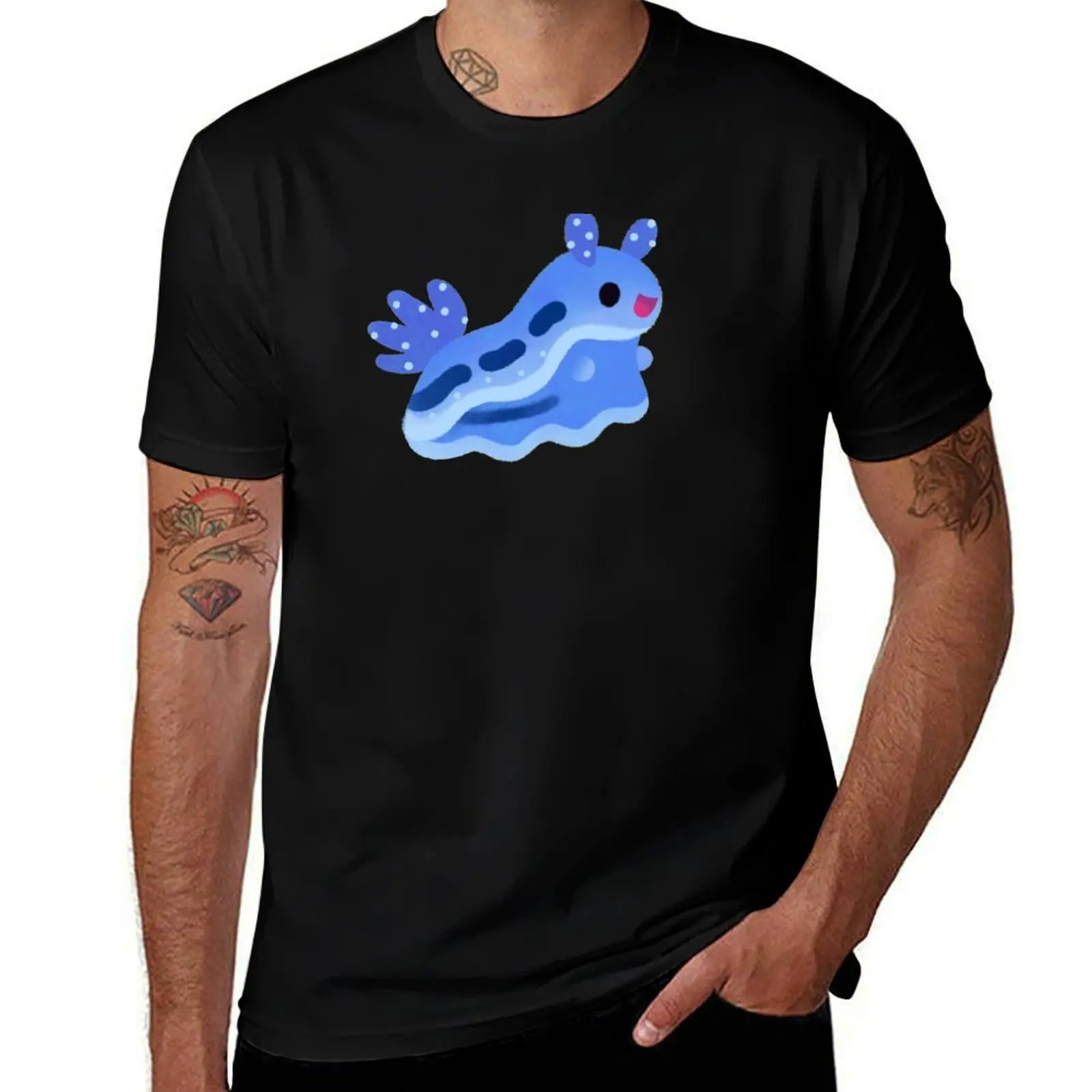 Merry christmas tree worm T-Shirt Work Wear Short Sleeve T-Shirt