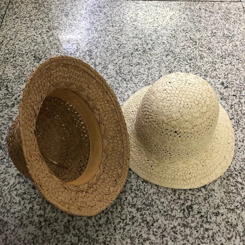 Womens Straw Hats bucket hat  UV Protection Sun Visor Beach Hats Women Foldable Female Women Summer hat