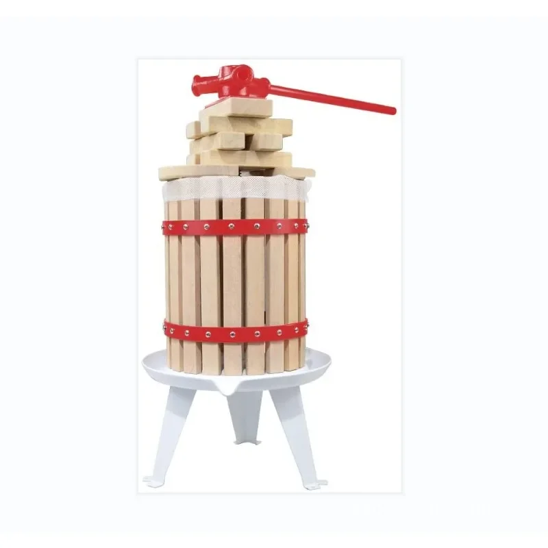 6 liter 1.6 gallon manual basket apple press, fruit wine grape press