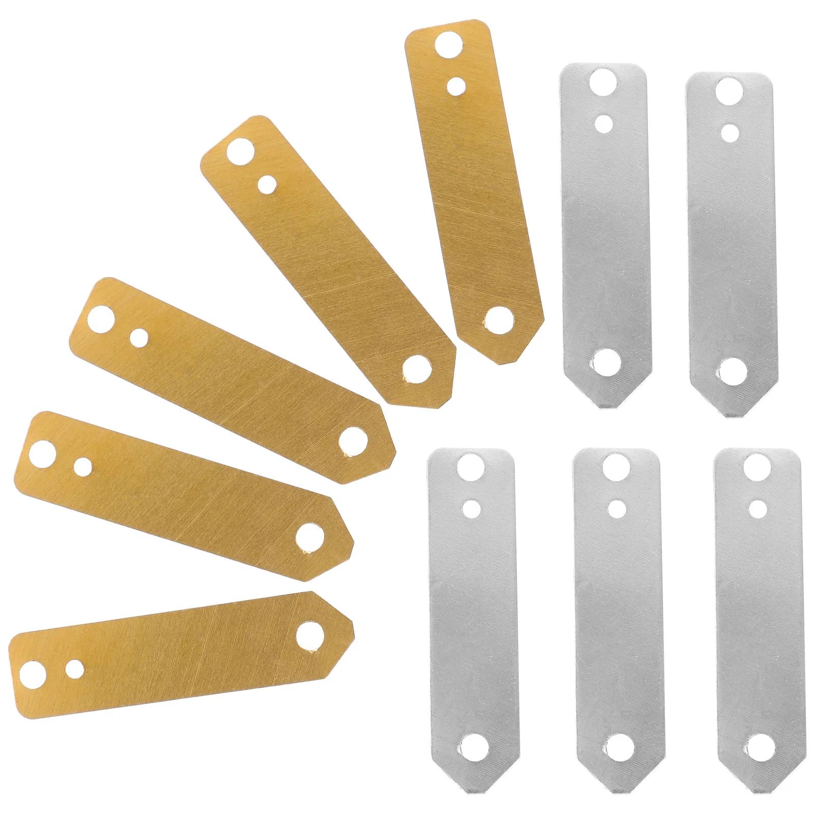 10 Pcs Electrode Material Strips Alarm Chargers Zinc for Roof Moss Copper Anode Accessories Travel