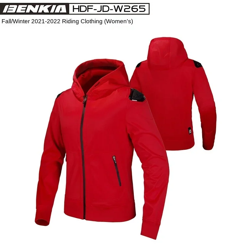 

BENKIA Motorcycle Jacket Women's Clothing Motorcycle Racing Clothing Wear-resistant Clothing Cycling Anti-drop Spring and Autumn