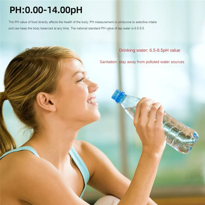 

A22I PH Meter, Digital 4 in 1 PH EC TDS Temp Meter for Water Hydroponics, Waterproof and EC PPM Water Tester for Laboratory