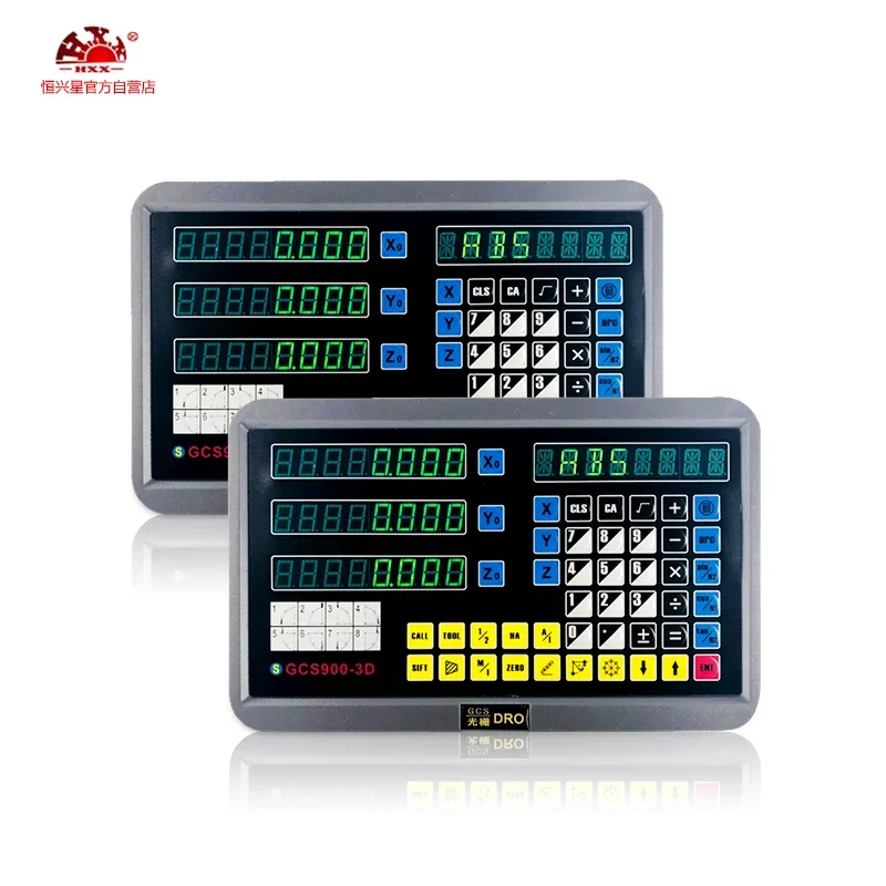 

1um 350*650*1000mm electronic scale with 3 axis dro cnc mill gcs900-3d support line boring and welding machine/cnc lathe machine