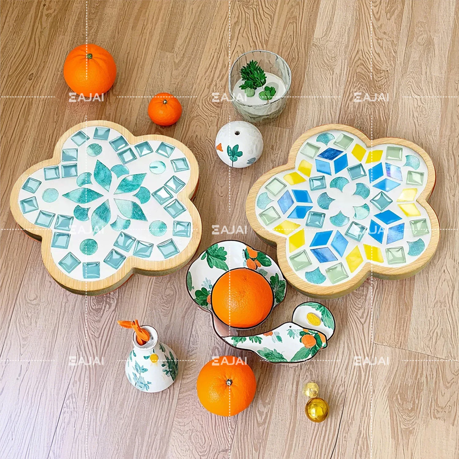 

Термомомозаичная плитка, витражный материал Giy для рисования с картинками, алмазная живопись, подстаканник, дерево для мозаики Arte