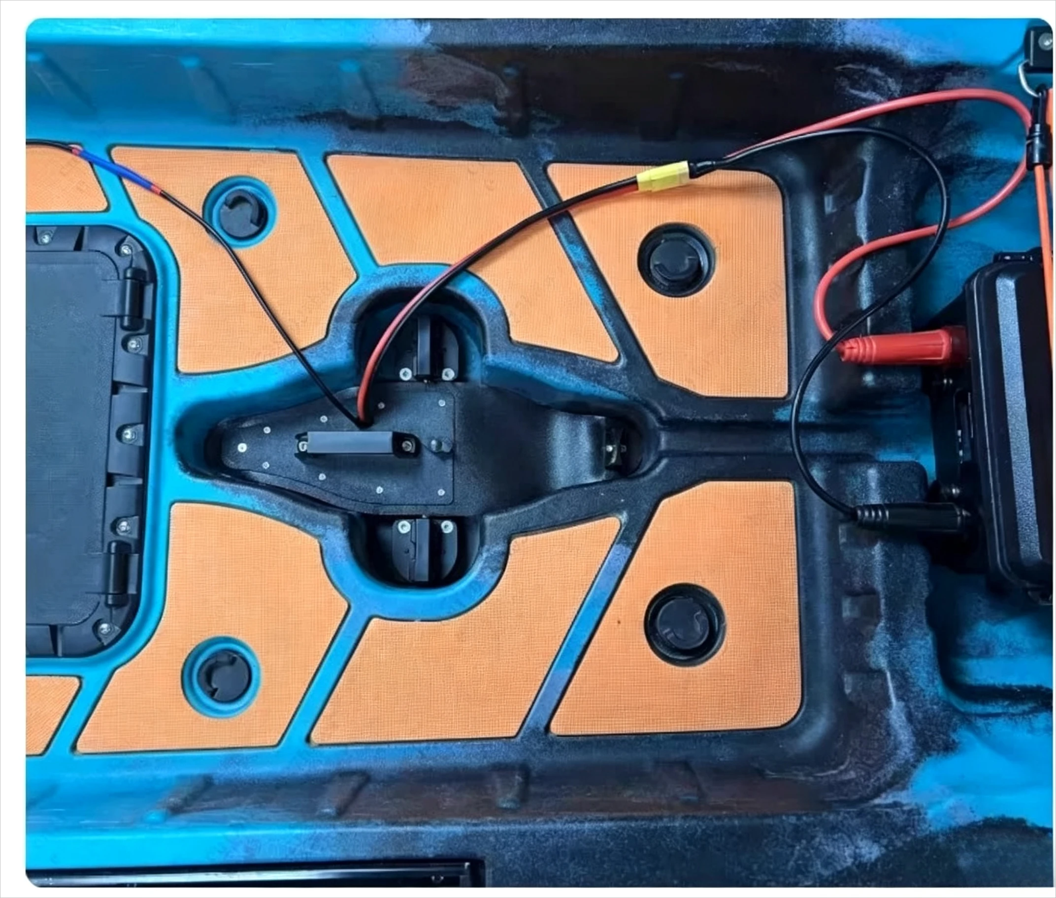 Underwater Electric SUP Thruster, Front Mount Modified Propulsion Motor with Manual Pedal Control
