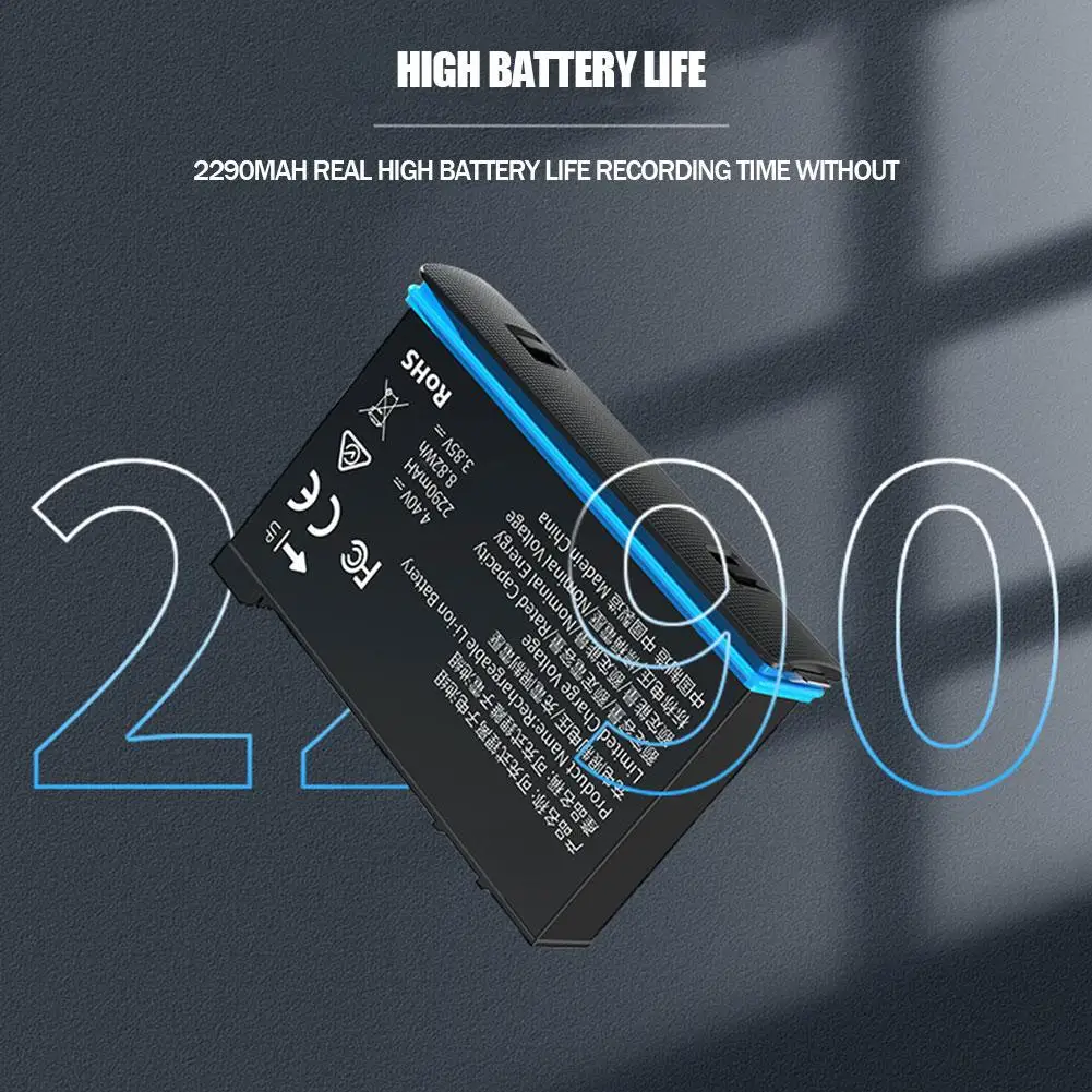 

1 Pcs 2290mah Battery For Insta360 X4 Sport Action Camera Replacement Battery K5v9