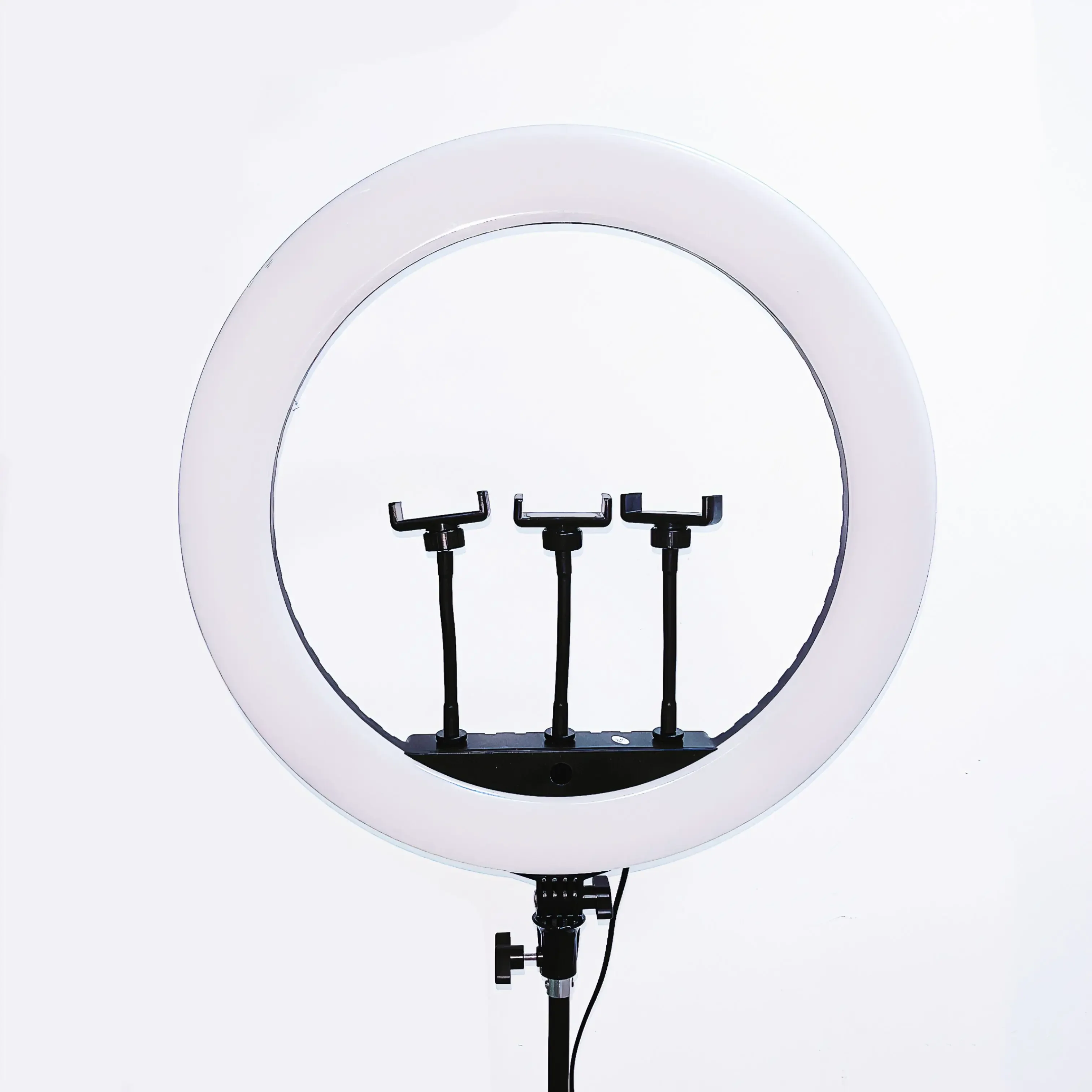 HQ-21n Set di lampade per fotografia con luce anulare a LED da 21 pollici Dimmerabile continuo con supporti per telefono Telecomando per trucco selfie