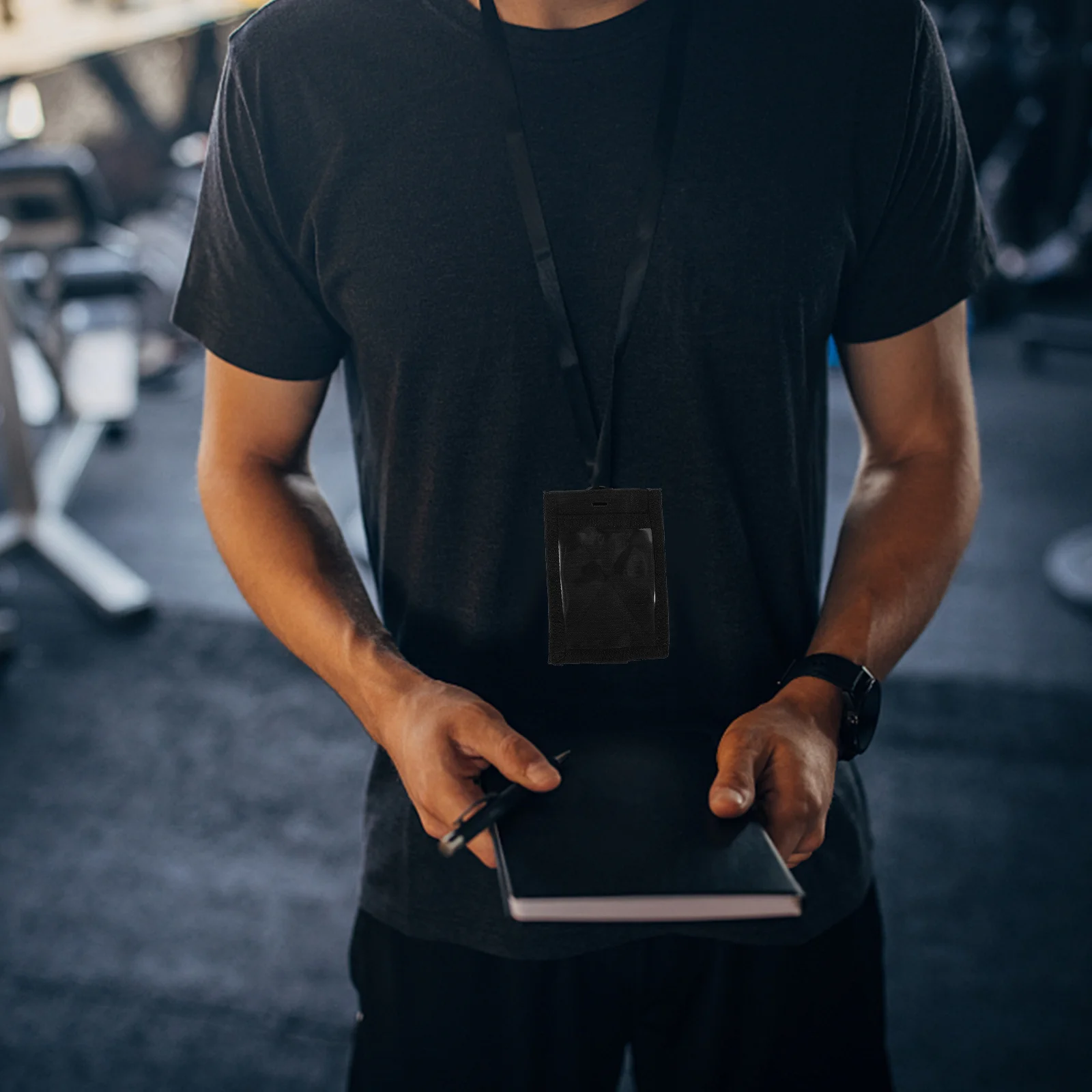 

Oxford Cloth Multi-Use Name Tag For Work Student Credit Portable Lightweight Id Cards Cover Card Holder Tactical Badge