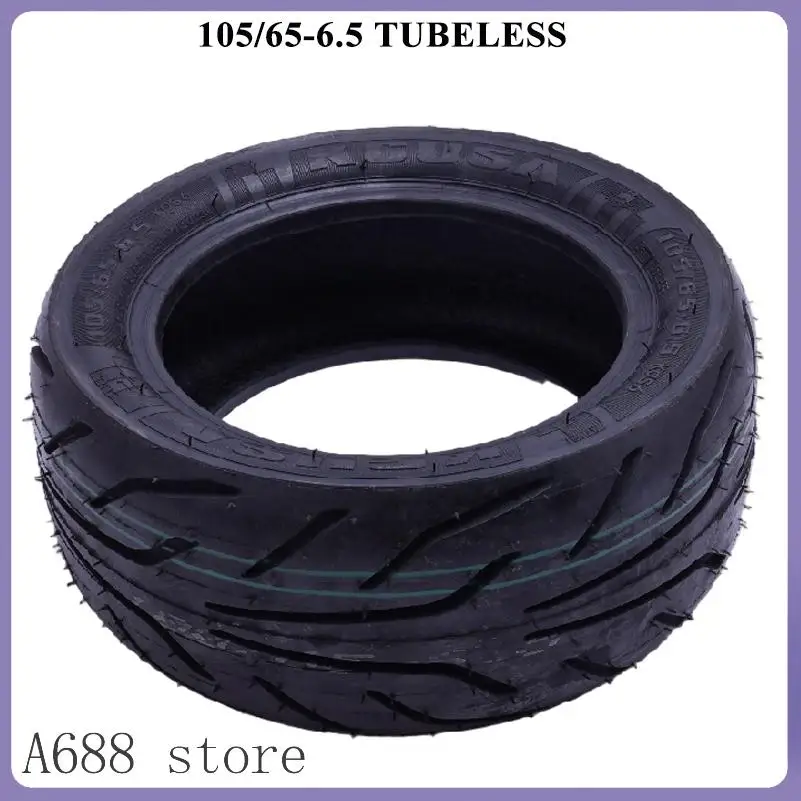 105/65-6.5 Tubeless Tire 11 Inch Thick Vacuum Off-Road Tyre for Electric Scooter Accessories