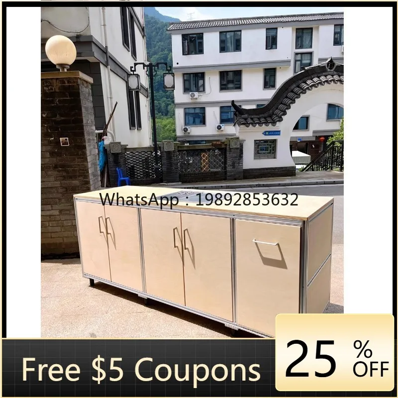 LYY Coffee Machine Storage Rack Dining Table Tea Cabinet Japanese Style Living Room Kitchen Storage Balcony Leisure Bar