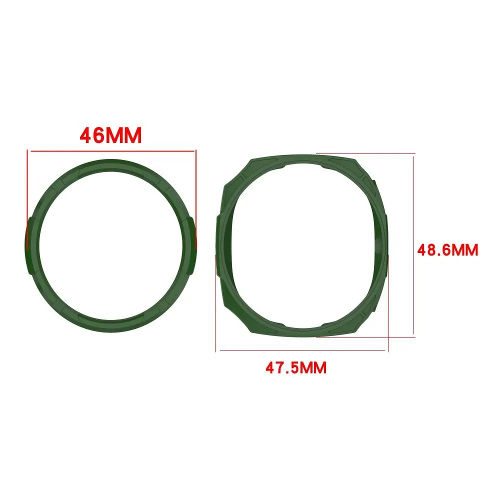 TPU Protective Case Hollow Soft Watch Bezel Anti-Scratch Edge Shell for Samsung Galaxy Watch 8 Classic Smart Watch Accessories