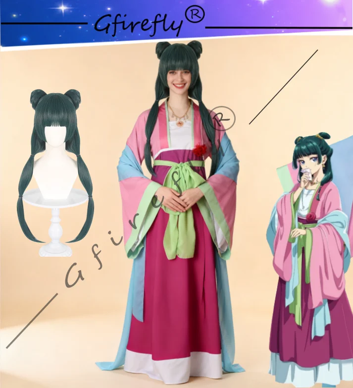 

The Apothecary Diaries Anime Character Cosplay Costume Maomao Plays As Cute Pink Hanfu for Women At The Comic Exhibition Costume