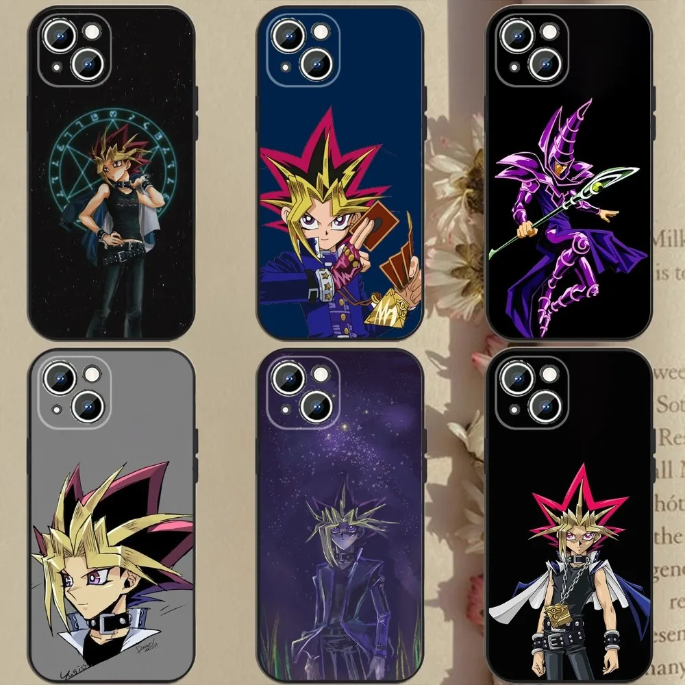 

yu gi oh yugioh Phone Case Phone Case For Apple iPhone 15,14,13,12,11,XS,XR,X,8,7,Pro,Max,Plus,mini Silicone Black Cover