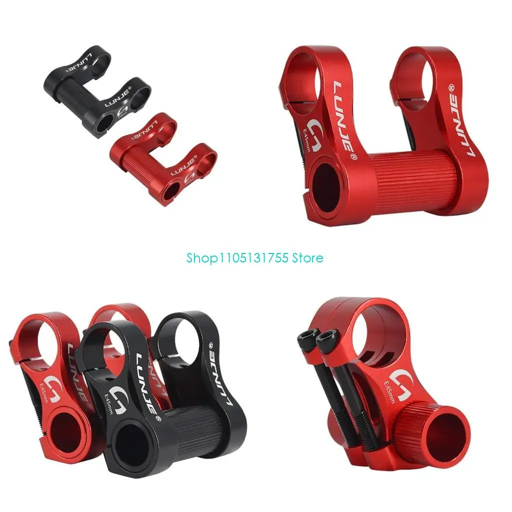 

K0EF Aluminum Alloy Bmx Folding Stem Riser Bike Handlebar Stem Extender