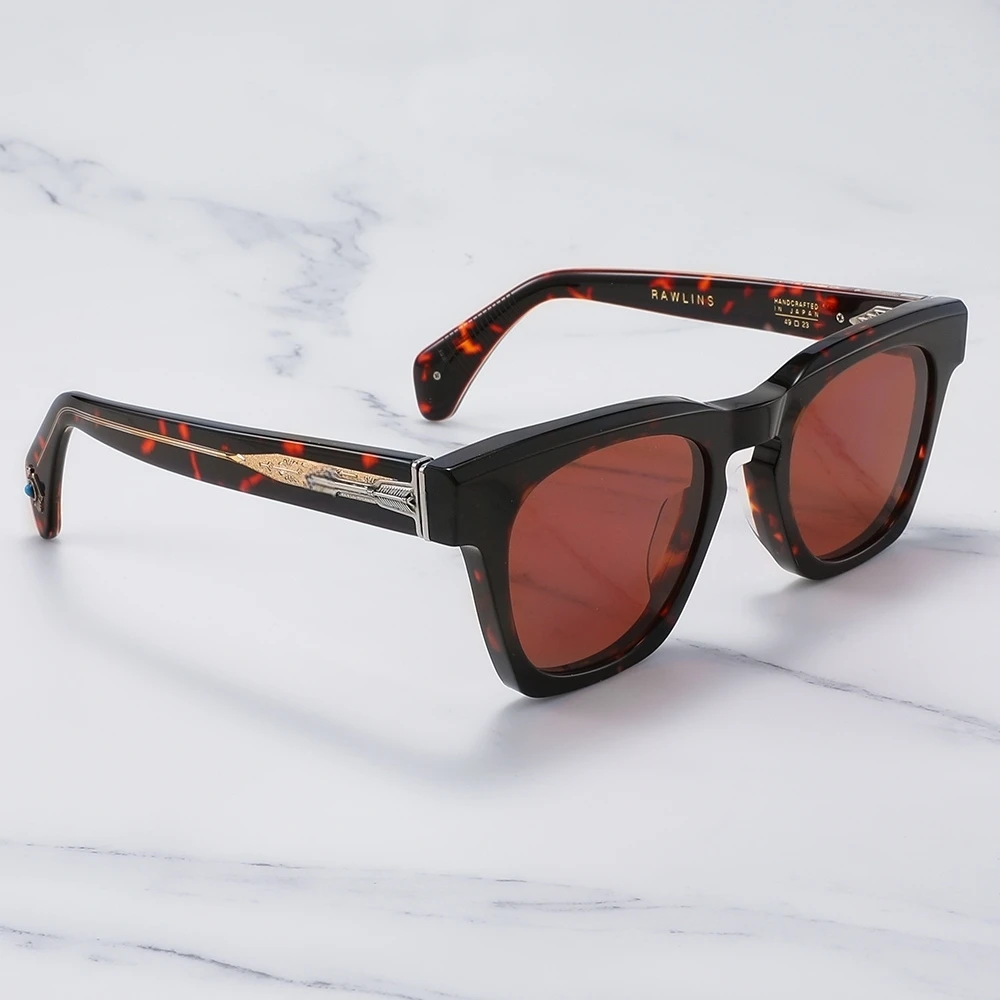 JMM Business Outdoor Zonnebril Unisex Rechthoek Dikke Acetaat RAWLINS Populaire Zonnebril Voor Lady Gafas De Sol Hombre