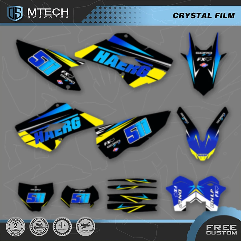 

DSMTECH Motorcycle Graphics Sticker Kit for HUSABERG TE 125 250 300 / FE 250 350 450 501 2013 2014 007