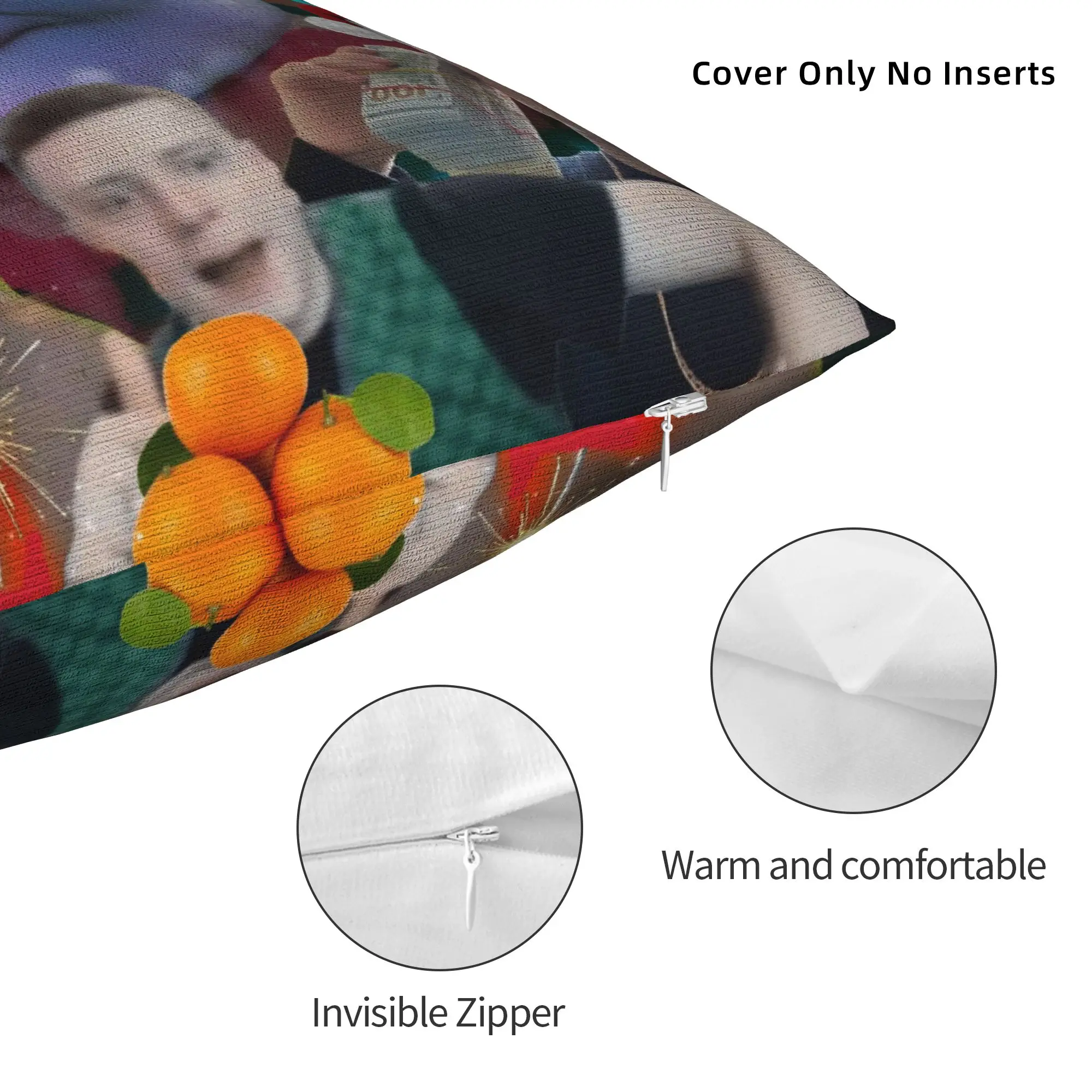 Printing Mellstroy Viral Meme Funny Pillowcase Polyester Cushion Cover Gift Humor Internet Pillow Case Cover Home Square