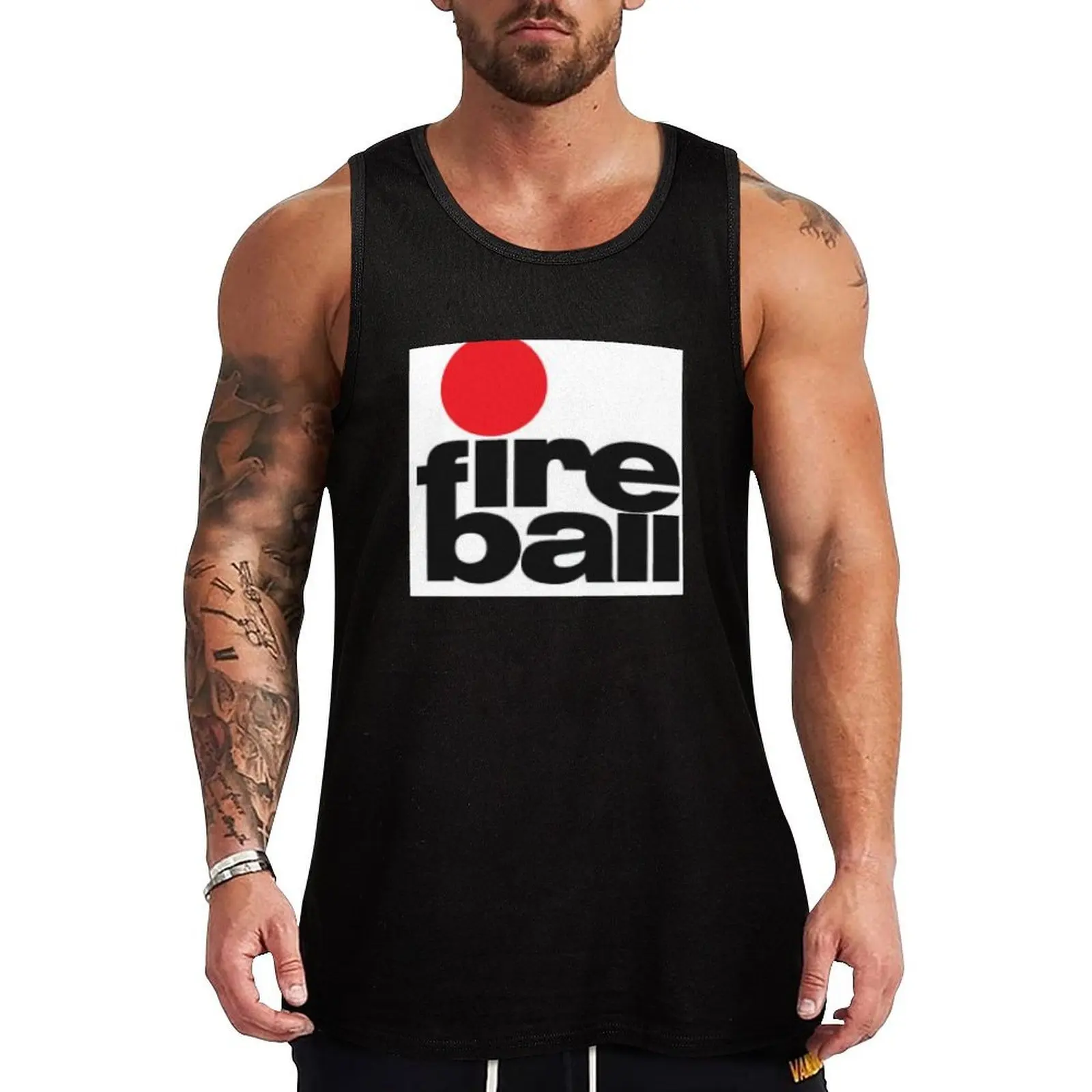 FIRE BALL Tank Top Lightweight Tank Top Breathable Quick Dry Sleeveless